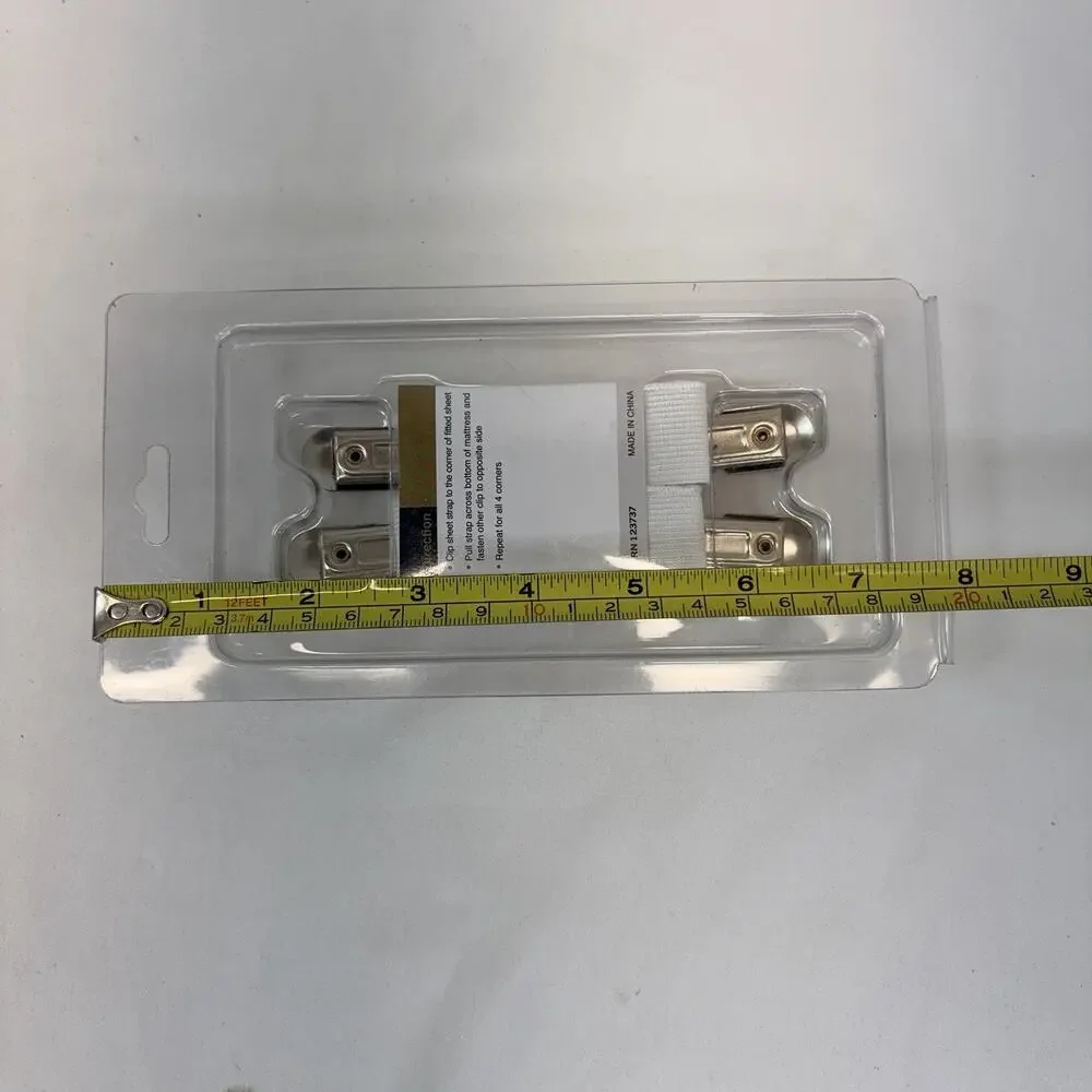 Clara Clark Sheet Straps New 16 cm Set Of 4 Hold sheets tightly in place